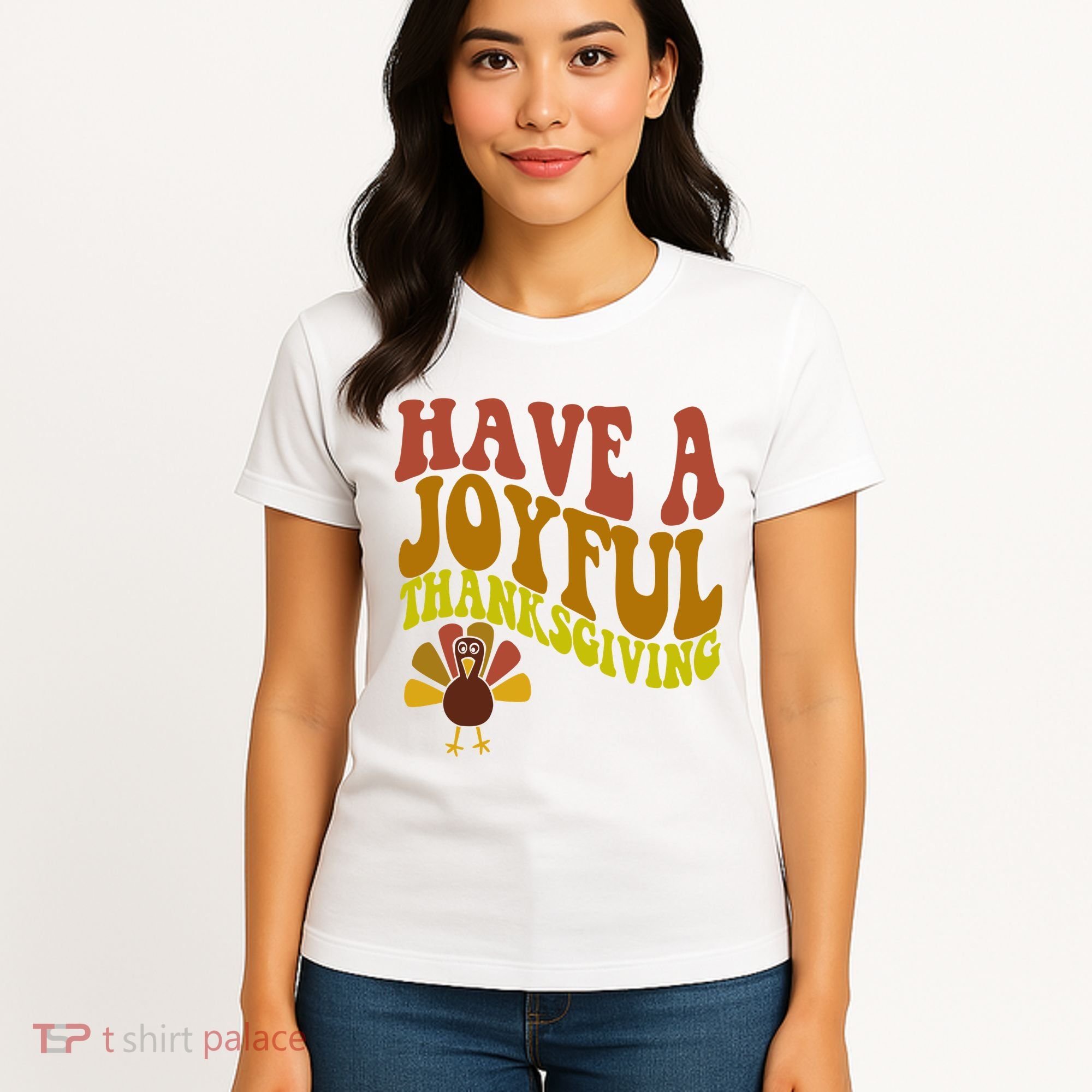 Have A Joyful Thanksgiving Cute Holiday Women's T-Shirt
