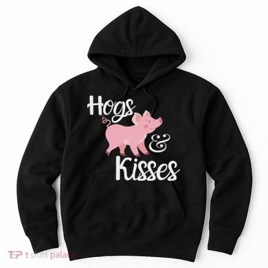 Hogs And Kisses Cute Pig Hoodie