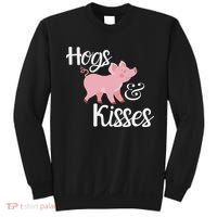 Hogs And Kisses Cute Pig Sweatshirt thumb 0