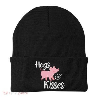 Hogs And Kisses Cute Pig Beanie