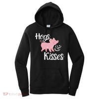 Hogs And Kisses Cute Pig Women's Hoodie thumb 0
