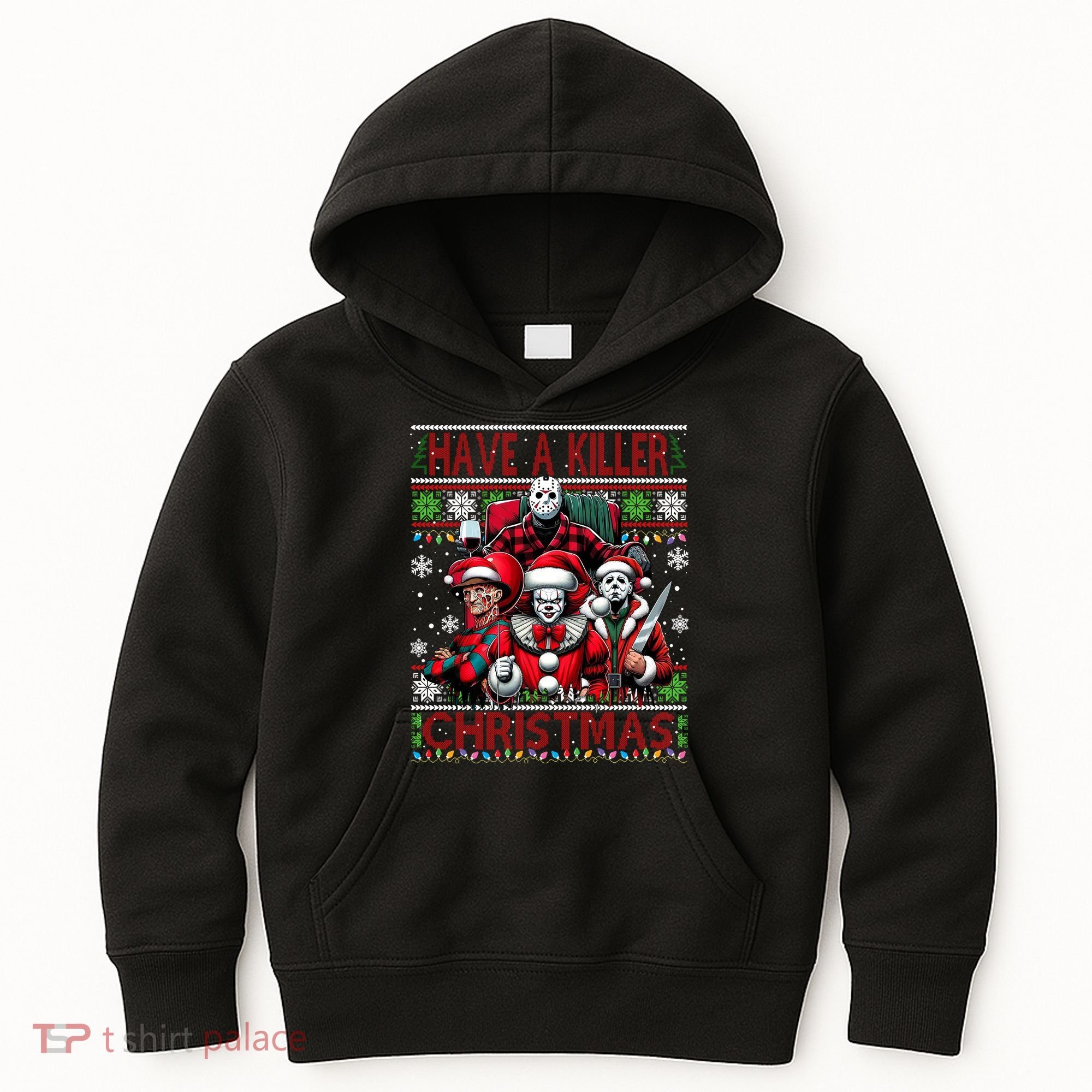 Have A Killer Christmas Merry Creepmas Killers Friends Myers Kids Hoodie