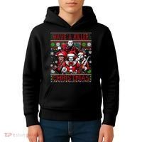 Have A Killer Christmas Merry Creepmas Killers Friends Myers Kids Hoodie thumb 4