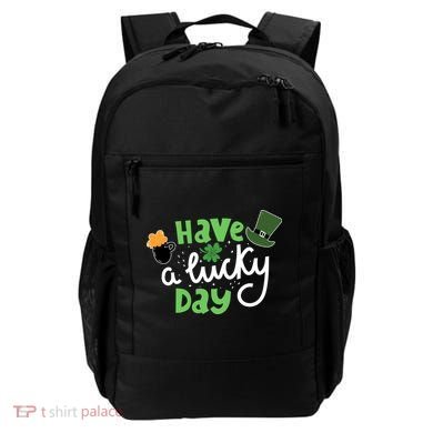 Have A Lucky Day St Patrick's Day Festive Backpack