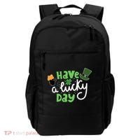 Have A Lucky Day St Patrick's Day Festive Backpack thumb 0