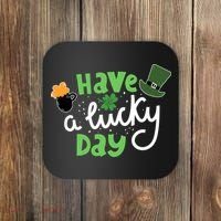 Have A Lucky Day St Patrick's Day Festive Coaster thumb 0