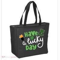 Have A Lucky Day St Patrick's Day Festive Tote Bag thumb 2