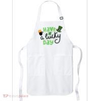 Have A Lucky Day St Patrick's Day Festive Apron thumb 0
