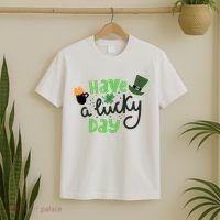 Have A Lucky Day St Patrick's Day Festive T-Shirt thumb 2