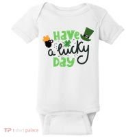 Have A Lucky Day St Patrick's Day Festive Baby Bodysuit thumb 0