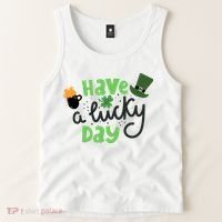 Have A Lucky Day St Patrick's Day Festive Tank Top thumb 2