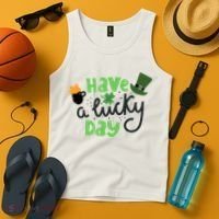 Have A Lucky Day St Patrick's Day Festive Tank Top thumb 4