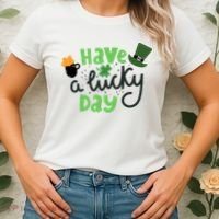 Have A Lucky Day St Patrick's Day Festive Women's T-Shirt thumb 2
