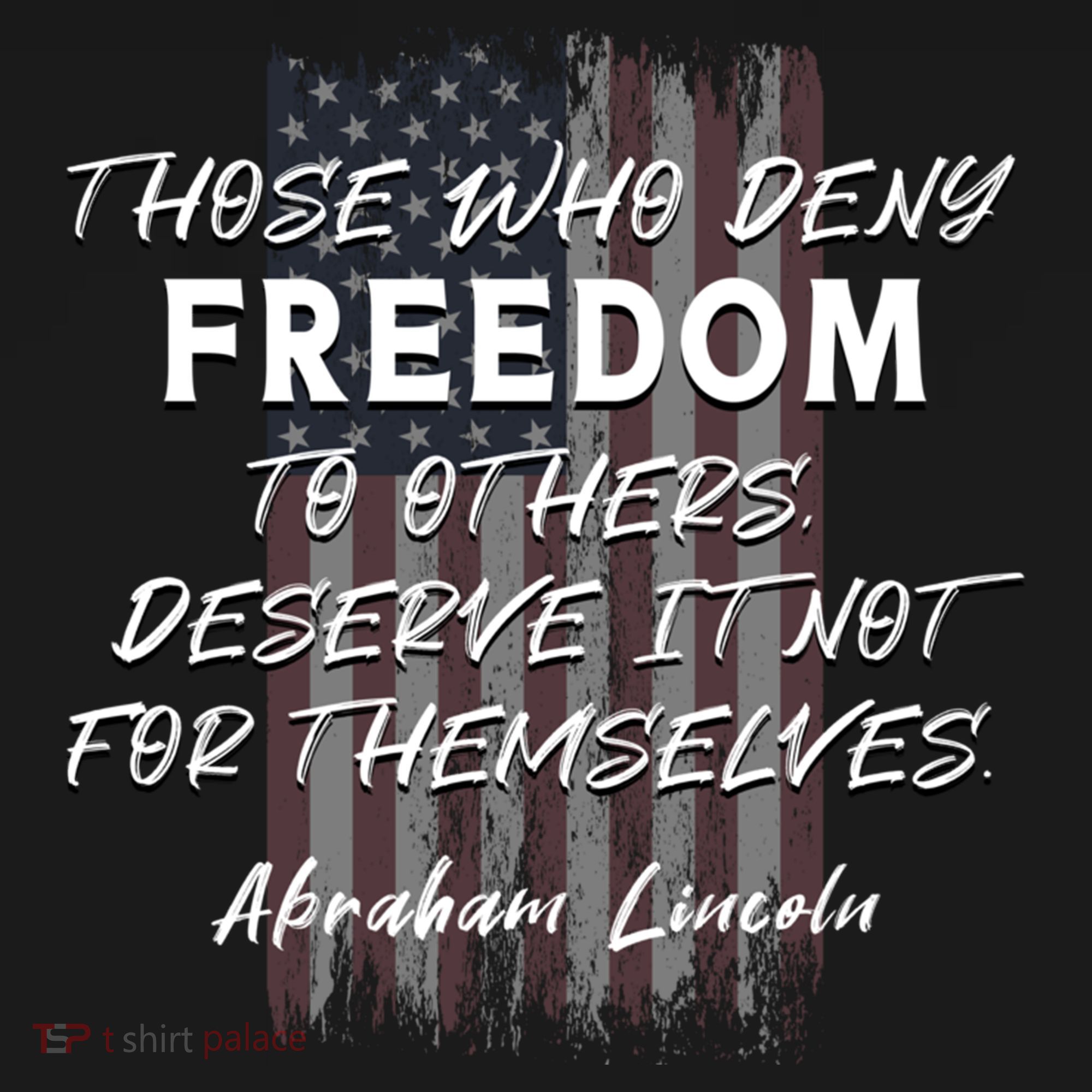 Historical Abraham Lincoln Freedom Quote With American Flag Great Gift Women's Hoodie