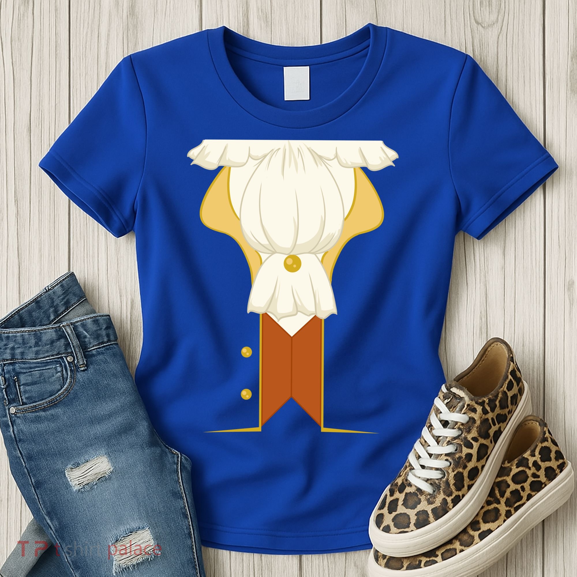 Halloween Aristocratic Rococo Jacket Costume Women's T-Shirt