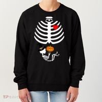 Halloween Baby Skeleton Pumpkin Women's Sweatshirt thumb 0