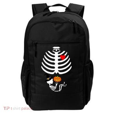 Halloween Baby Skeleton Pumpkin Backpack