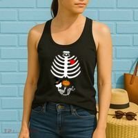 Halloween Baby Skeleton Pumpkin Women's Tank Top thumb 2