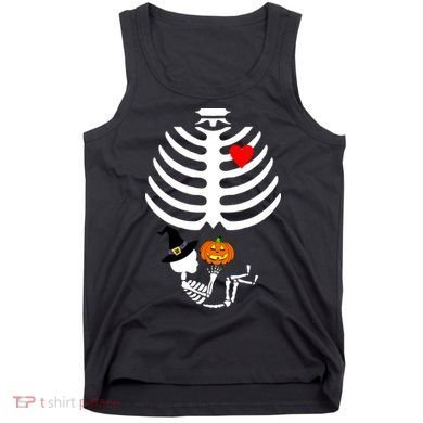 Halloween Baby Skeleton Pumpkin Tank Top