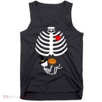 Halloween Baby Skeleton Pumpkin Tank Top thumb 0