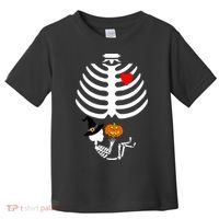 Halloween Baby Skeleton Pumpkin Toddler T-Shirt thumb 0