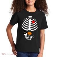 Halloween Baby Skeleton Pumpkin Kids T-Shirt thumb 2