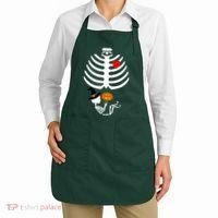 Halloween Baby Skeleton Pumpkin Apron thumb 2