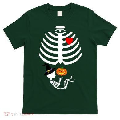 Halloween Baby Skeleton Pumpkin T-Shirt