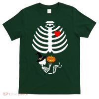 Halloween Baby Skeleton Pumpkin T-Shirt thumb 0