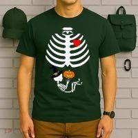 Halloween Baby Skeleton Pumpkin T-Shirt thumb 6