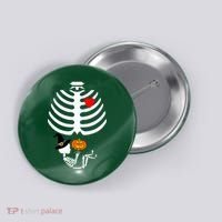 Halloween Baby Skeleton Pumpkin Button thumb 0