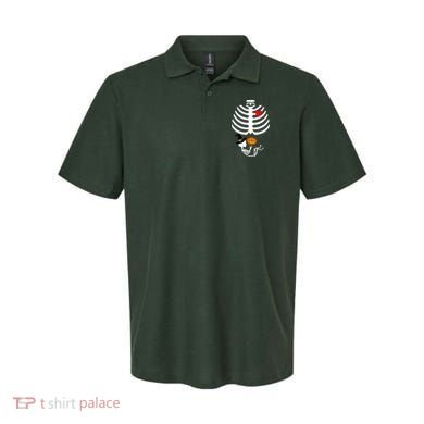 Halloween Baby Skeleton Pumpkin Polo