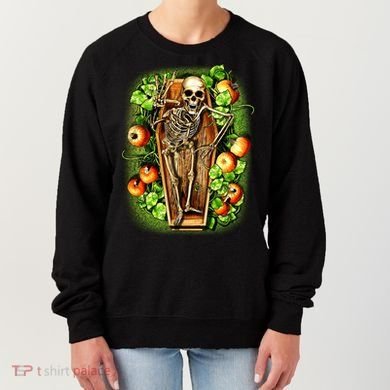Halloween Casket Pumpkin Patch Women's Sweatshirt