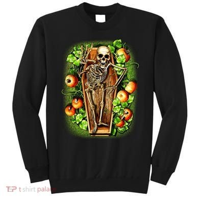 Halloween Casket Pumpkin Patch Sweatshirt