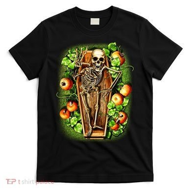 Halloween Casket Pumpkin Patch T-Shirt