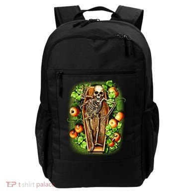 Halloween Casket Pumpkin Patch Backpack