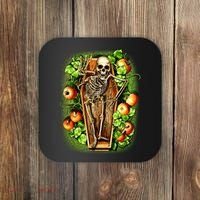 Halloween Casket Pumpkin Patch Coaster thumb 0