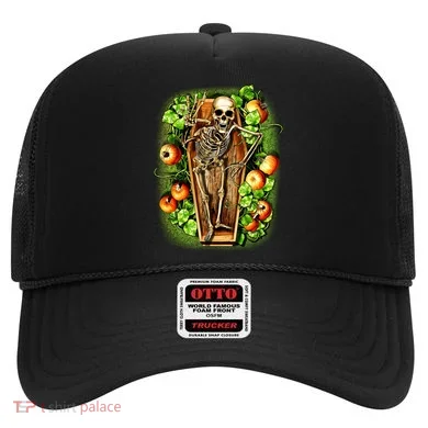 Halloween Casket Pumpkin Patch Hat