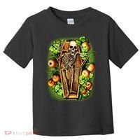 Halloween Casket Pumpkin Patch Toddler T-Shirt thumb 0