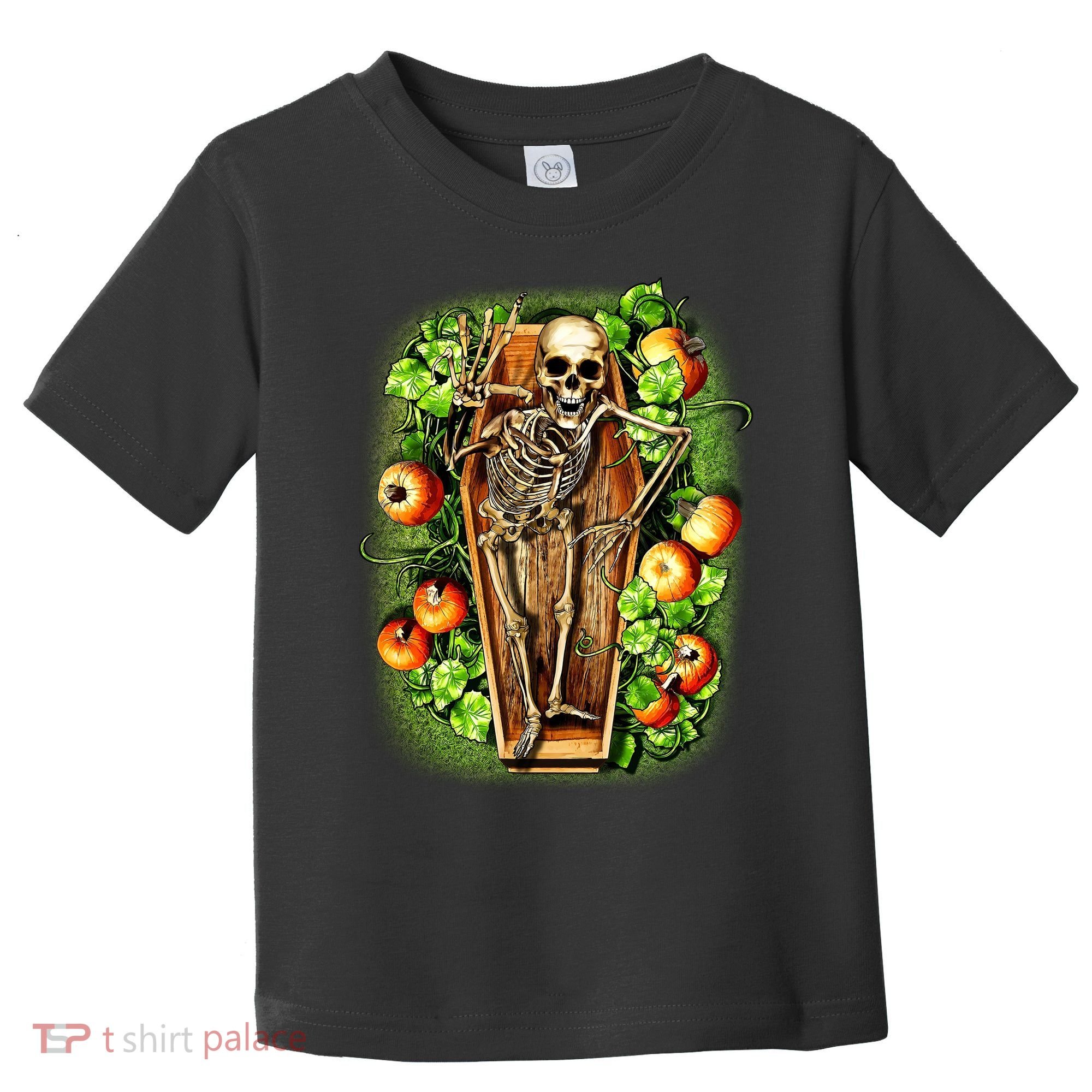 Halloween Casket Pumpkin Patch Toddler T-Shirt