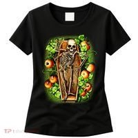 Halloween Casket Pumpkin Patch Women's T-Shirt thumb 0