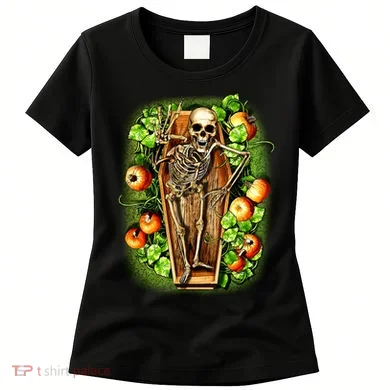 Halloween Casket Pumpkin Patch Women's T-Shirt