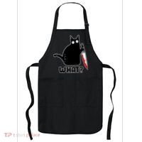 Halloween Cat what? Bloody Knife Apron thumb 0