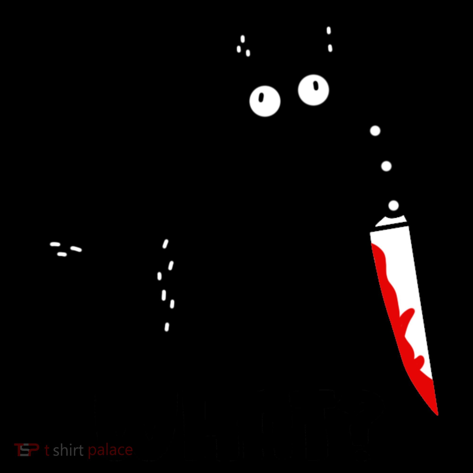 Halloween Cat what? Bloody Knife Coffee Mug