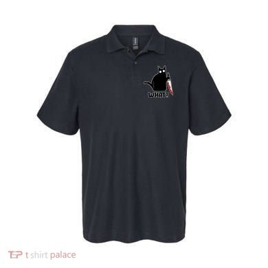 Halloween Cat what? Bloody Knife Polo