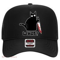 Halloween Cat what? Bloody Knife Hat thumb 0