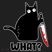 Halloween Cat what? Bloody Knife Hat thumb 2