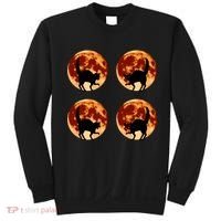 Halloween Cat with Full Moon Phases Sweatshirt thumb 0