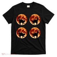 Halloween Cat with Full Moon Phases T-Shirt thumb 0