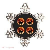 Halloween Cat with Full Moon Phases Ornament thumb 0
